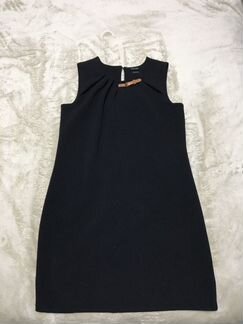 Сарафан чёрный с ремешком Massimo Dutti
