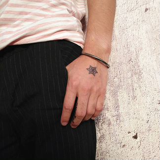 Браслет кольцо из стали Antique Silver