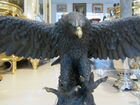Статуэтка орел бронза мрамор. длина 77 см. цельной объявление продам