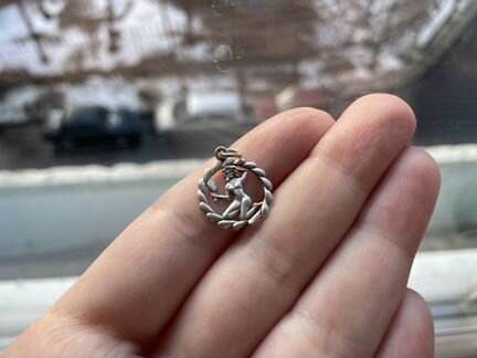 Подвеска дева серебро