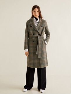 Шерстяное пальто Mango