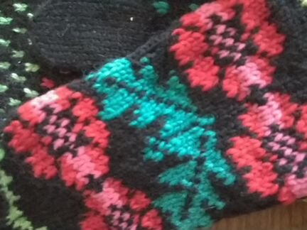 Варежки ручной работы