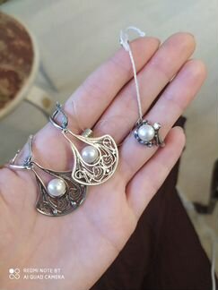 Серебряные серьги