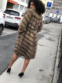 Шуба из куницы. Новая