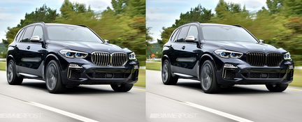 Черная решетка радиатора BMW X5 G05 X5M style