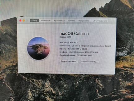 Mac Mini MD387 (Late 2012) 4-16 Гб, HDD/SSD