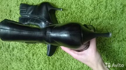 Зимние полусапоги нат. кожа р.39