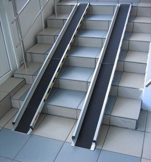 Пандус телескопический 2-ух секционный Мега-Оптим