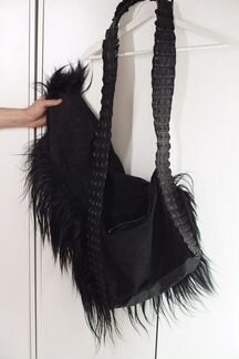 LGB / Сумка - монгольский горный козёл и аллигатор