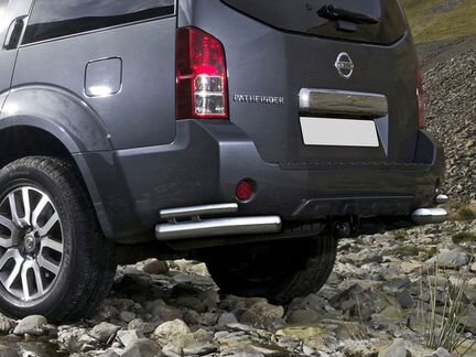 Защита бампера на Ниссан Патфайндер