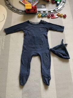 Слип с шапочкой mothercare 9-12 мес