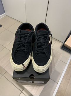 Кеды converse one star ox унисекс красно-черные