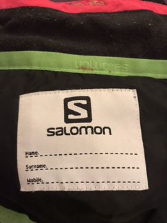 Брюки горнолыжные Salomon для девочки 140 см