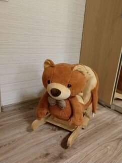 Качалка-медвежонок Baby Go музыкальная