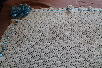 Плед ручной работы для новорожденного