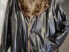Кожаная куртка мужская размер 54 56 объявление продам