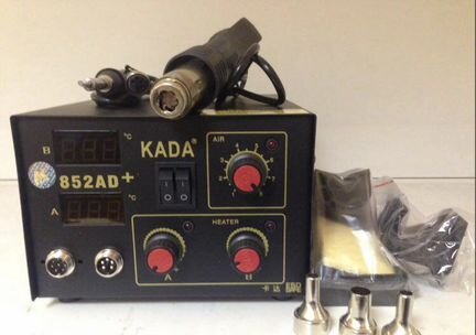 Паяльная станция kada 852 ad + новая компрессорная