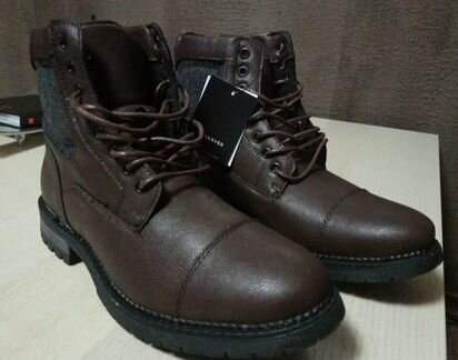 Новые Ботинки из Экокожи на Каблуках