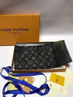 Палантин Louis Vuitton с люрексом шаль луи витон