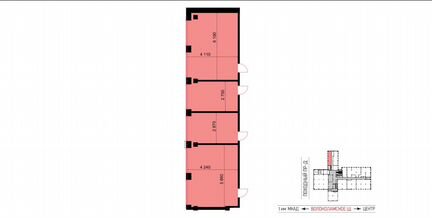 Сдам офисное помещение, 280 м²