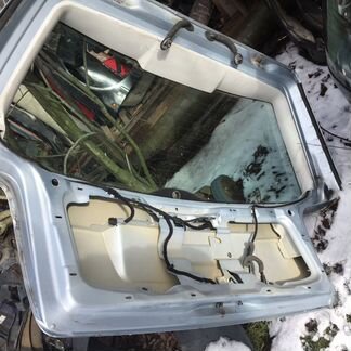 Дверь багажника серо голубая VW Passat B5+ 2001-05