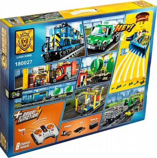 Грузовой Поезд Синий 180027