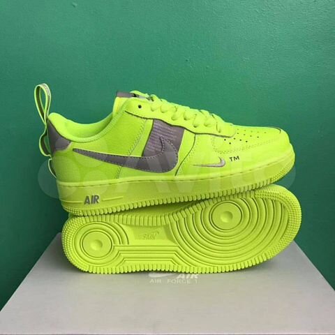 air force 1 utility neon green