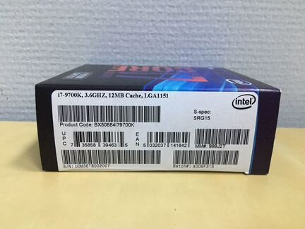 Новый процессор Intel Core i7-9700K
