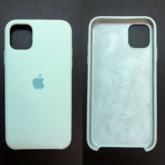 Мятный чехол iPhone 11 (Silicone case)