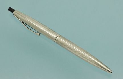Винтажная шариковая авторучка серебро 935 пробы