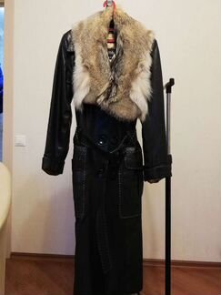 Плащ черный