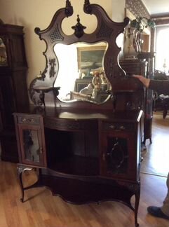 Комод с зеркалом антикварный.Англия