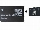 Адаптер переходник с microSD на MS Pro Duo Sony объявление продам