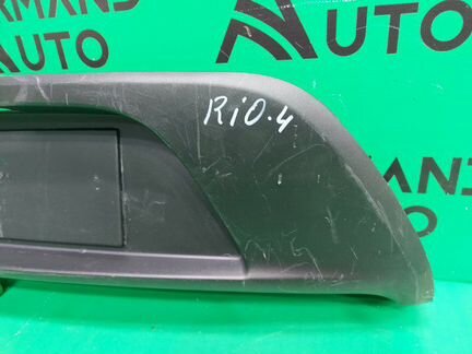 Юбка бампера задняя Kia Rio 4 2017