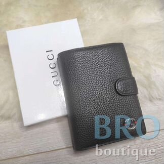 Мужской кожаный портмоне 3в1 Gucci
