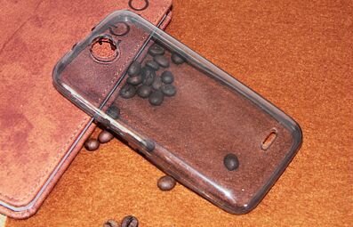Чехол-накладка для HTC Desire 310 jzzs TPU у/т пакет черн