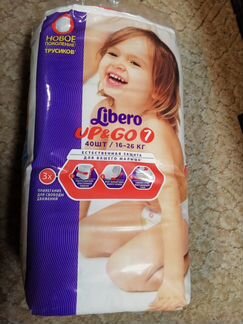 Трусики Libero Up&Go 7 16-26 кг, 40 шт