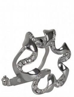 Заколка для платка eleganzza R350 nickel