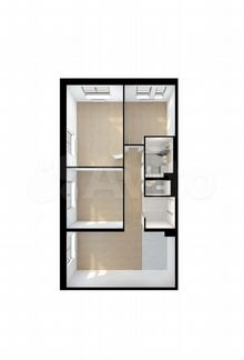 3-к квартира, 78.5 м², 2/22 эт.