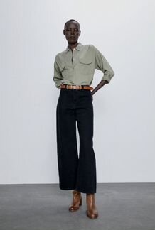 Блузки рубашки женские zara