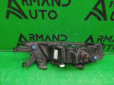 Птф правый Skoda Rapid рестайлинг 2017